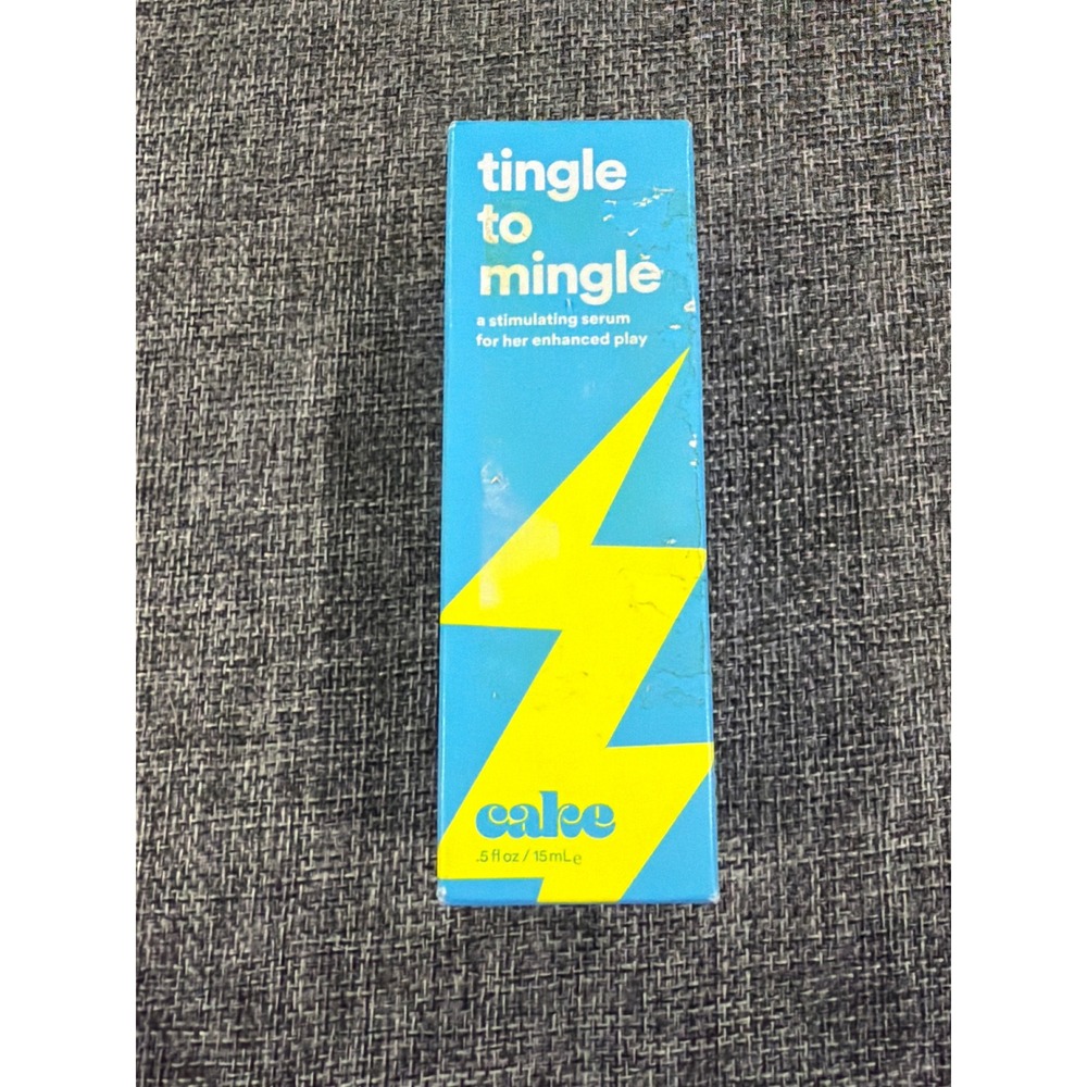 Cake Tingle to Mingle Stimulating Intimate Serum for Women 0.5 fl oz 15mL NEW